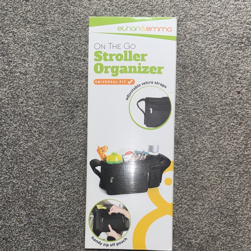 ethan & emma On The Go Stroller Organizer - Black